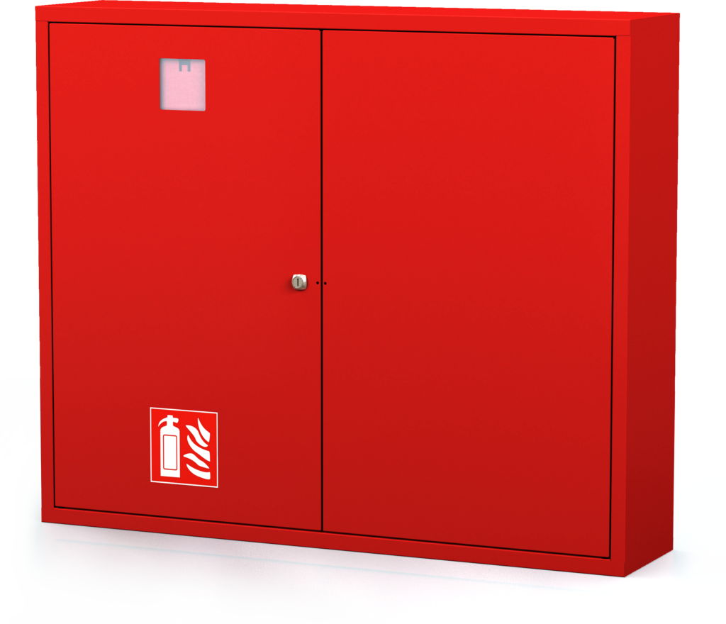 Interior cabinets for fire extinguishers 830 x 1000 x 220